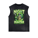 Frayed Edge Skull Graphic Tank