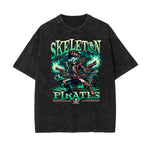 Washed Skull Graphic Cotton Tee