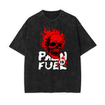 Washed Skull Graphic Cotton Tee