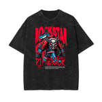 Washed Skull Graphic Cotton Tee