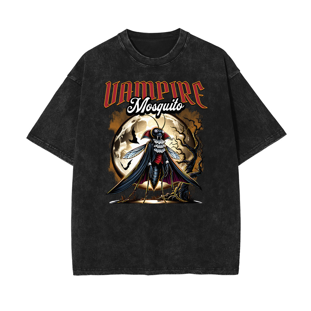 Washed Skull Graphic Cotton Tee