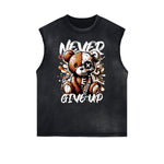 Frayed Edge Skull Graphic Tank