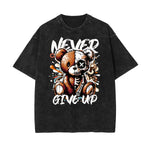 Washed Skull Graphic Cotton Tee