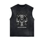Frayed Edge Skull Graphic Tank