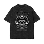 Washed Skull Graphic Cotton Tee