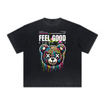 Vintage Frayed Splash Ink Graphic Tee