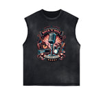 Frayed Edge Rock Style Graphic Tank