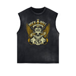 Frayed Edge Rock Style Graphic Tank