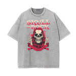 Washed Rock Style Graphic Cotton Tee