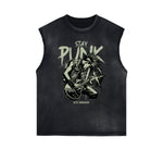 Frayed Edge Rock Style Graphic Tank