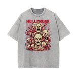 Washed Rock Style Graphic Cotton Tee