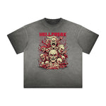 Vintage Frayed Rock Style Pattern Tee