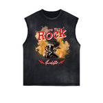 Frayed Edge Rock Style Graphic Tank