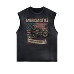 Frayed Edge Rock Style Graphic Tank