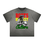 Thick Faded African Totem T Shirt