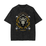 Washed African Totem Cotton Tee