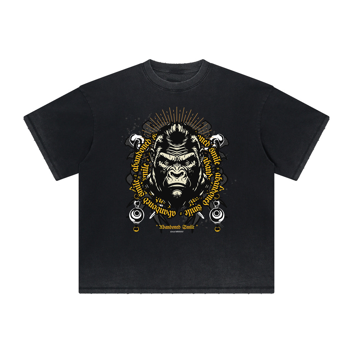 Vintage Frayed African Totem Tee