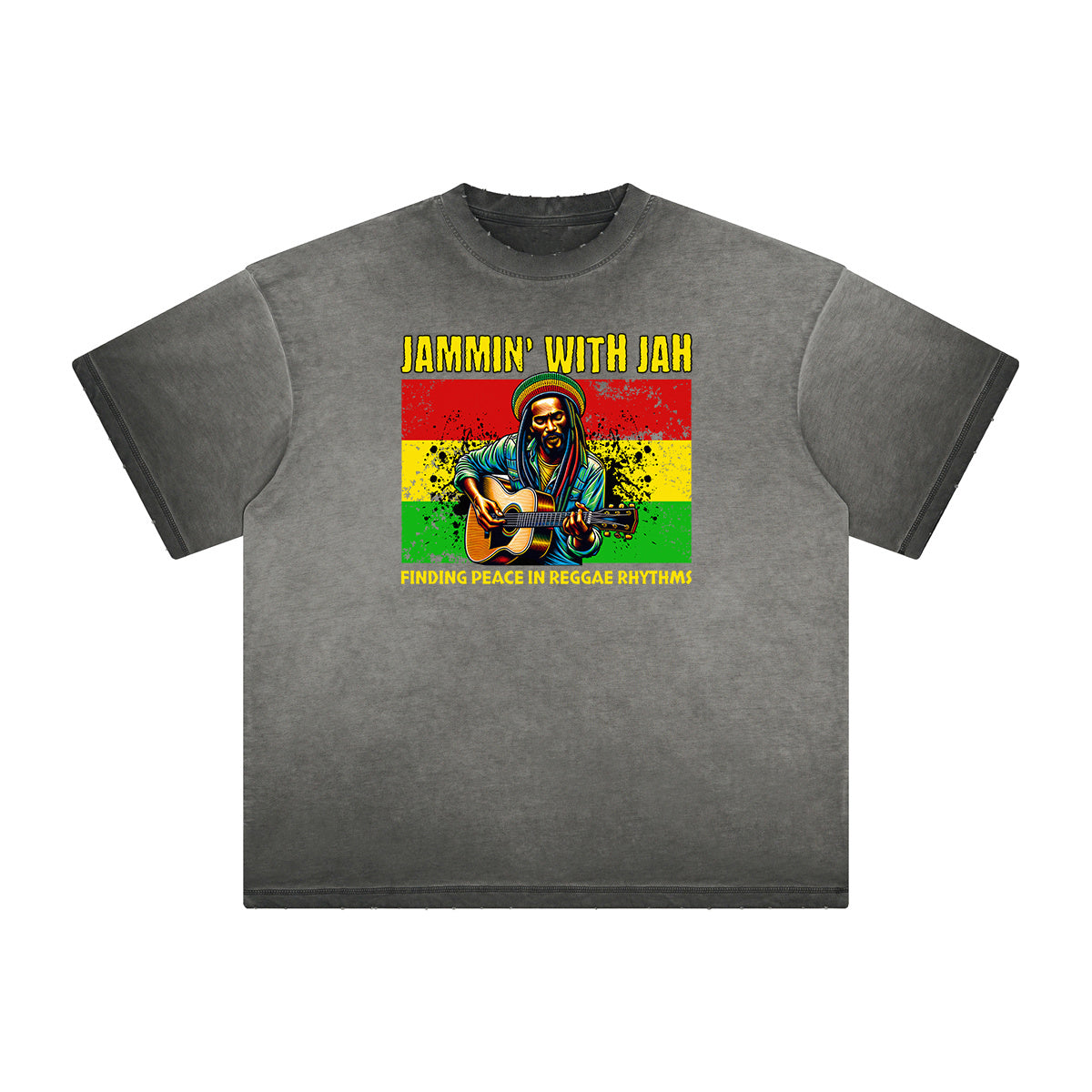 Thick Faded African Totem T Shirt