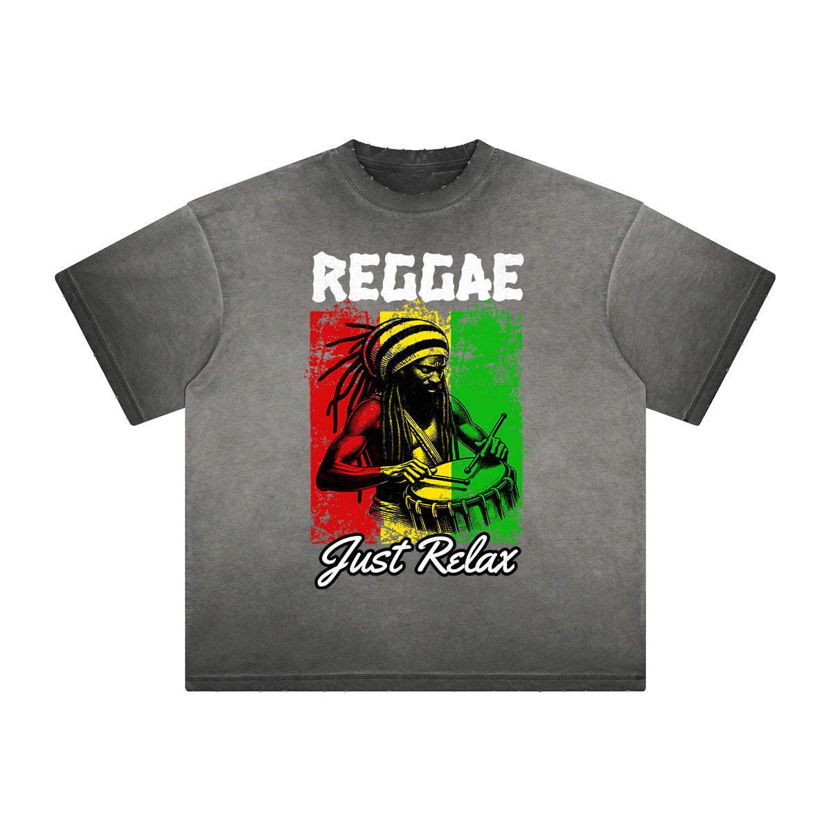 Thick Faded African Totem T Shirt