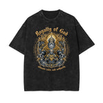 Washed Gods & Faith Graphic Cotton Tee