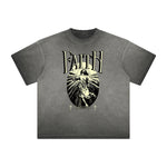 Thick Faded Gods & Faith Graphic Tee