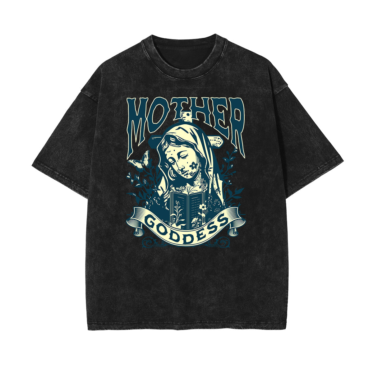 Washed Gods & Faith Graphic Cotton Tee