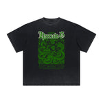 Vintage Frayed Gods & Faith Pattern Tee