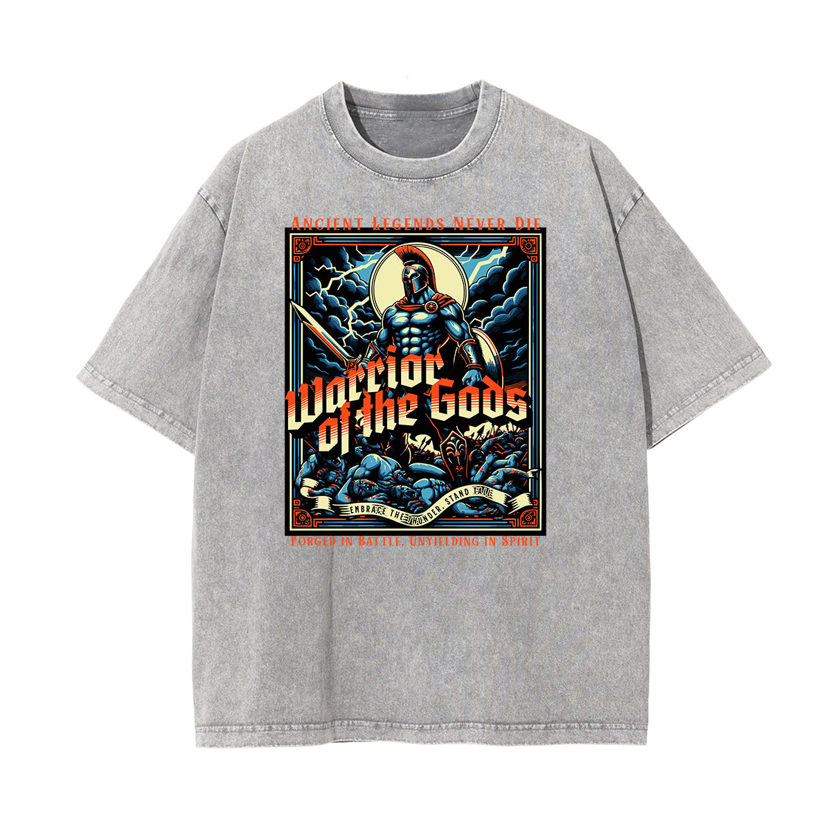 Stone Wash Gods & Faith Graphic Tee