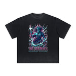 Vintage Frayed Gods & Faith Pattern Tee