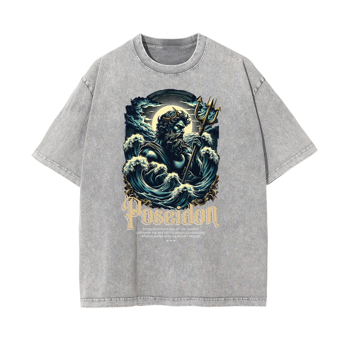 Stone Wash Gods & Faith Graphic Tee