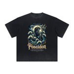 Vintage Frayed Gods & Faith Pattern Tee