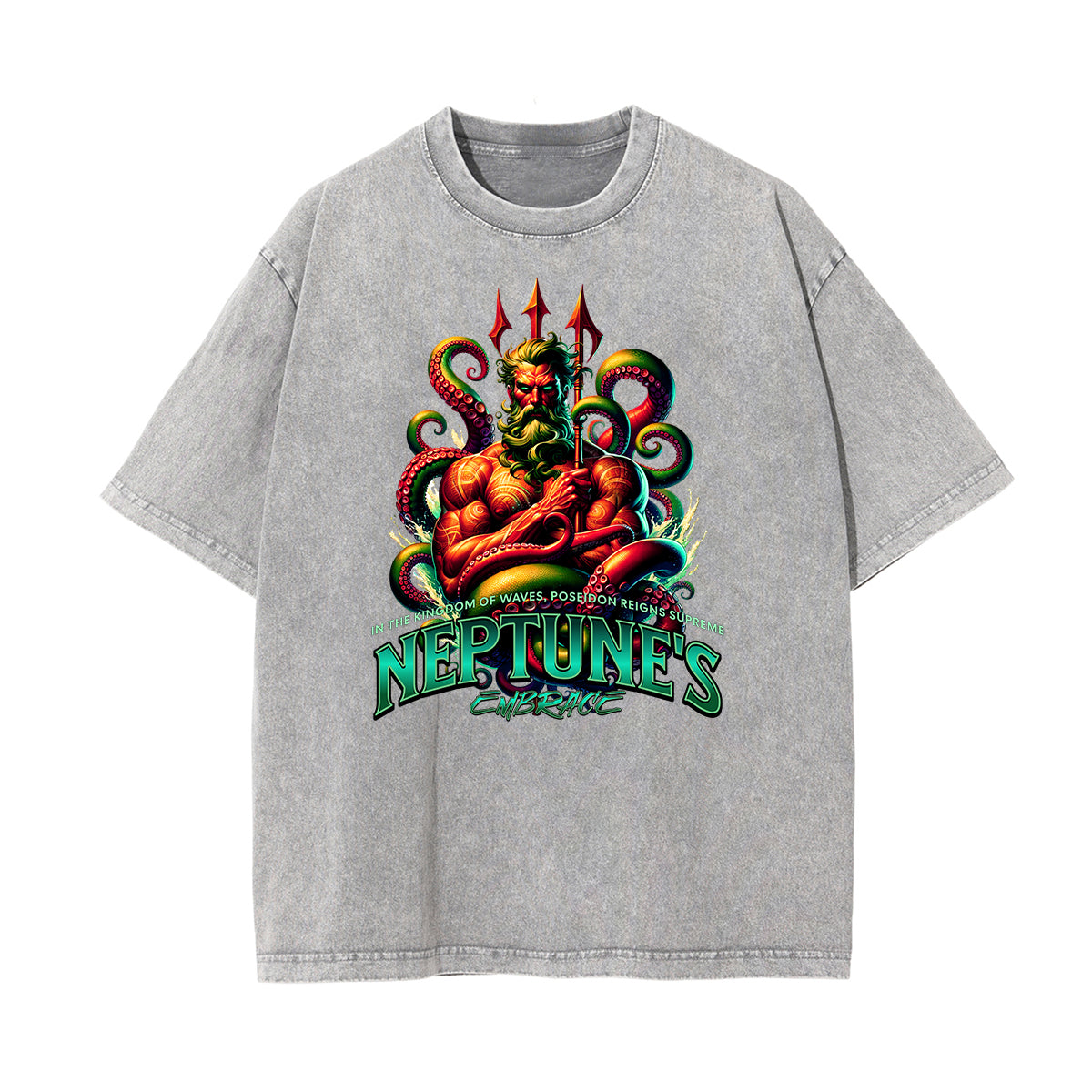 Stone Wash Gods & Faith Graphic Tee