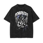 Washed Fallen Angel Graphic Cotton Tee