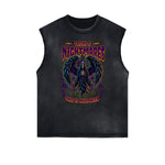 Frayed Edge Fallen Angel Graphic Tank Top