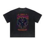 Thick Faded Fallen Angel Graphic T Shirt