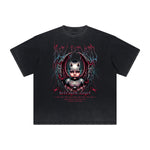 Thick Faded Fallen Angel Graphic T Shirt