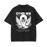 Washed Fallen Angel Graphic Cotton Tee