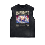 Frayed Edge Fallen Angel Graphic Tank Top