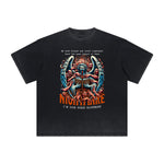 Thick Faded Fallen Angel Graphic T Shirt