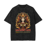 Washed Floral Graphic Cotton Tee