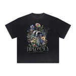 Vintage Frayed Floral Pattern Tee