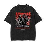 Washed Graffiti Graphic Cotton Tee