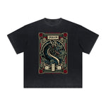 Thick Faded Chinese Zodiac Graphic T Shirt