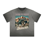 Thick Faded Retro Revival Graphic T Shirt