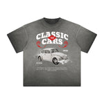 Thick Faded Retro Revival Graphic T Shirt