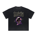 Vintage Frayed Retro Revival Pattern Tee