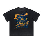 Vintage Frayed Retro Revival Pattern Tee