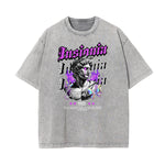 Stone Wash Abstract Art Pattern T Shirt