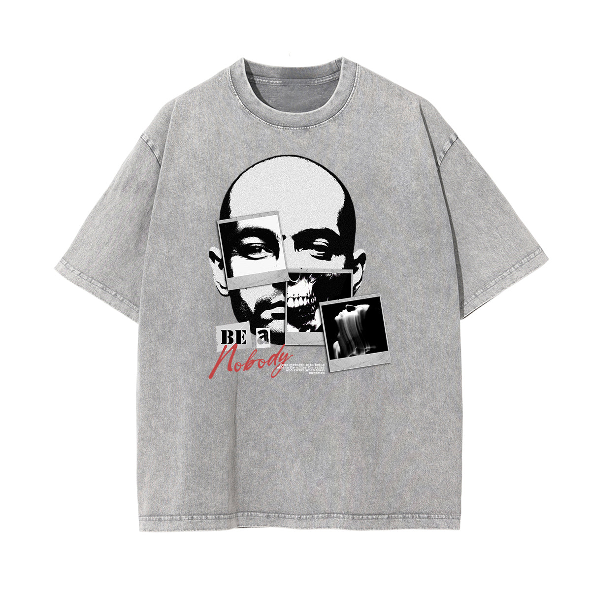 Stone Wash Abstract Art Pattern T Shirt