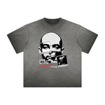 Vintage Frayed Abstract Art Pattern Tee